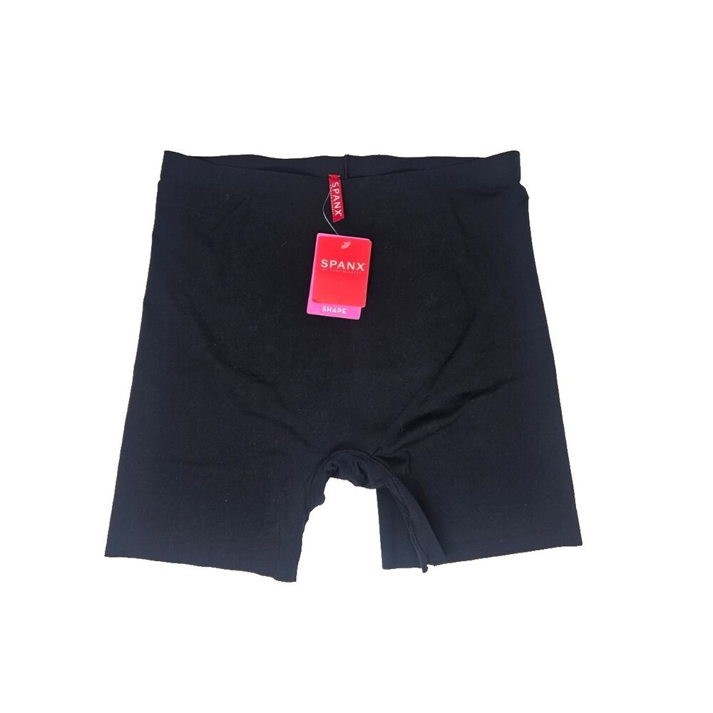 SPANX Thinstincts Firm Control Girl Shorts XL Black Breathable Shapewear NWT